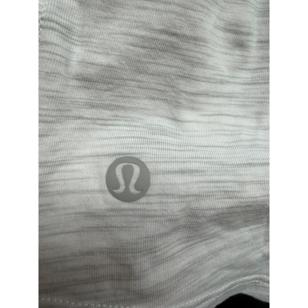 Lululemon light weight long sleeved light grey heathered shirt - Picture 3 of 3